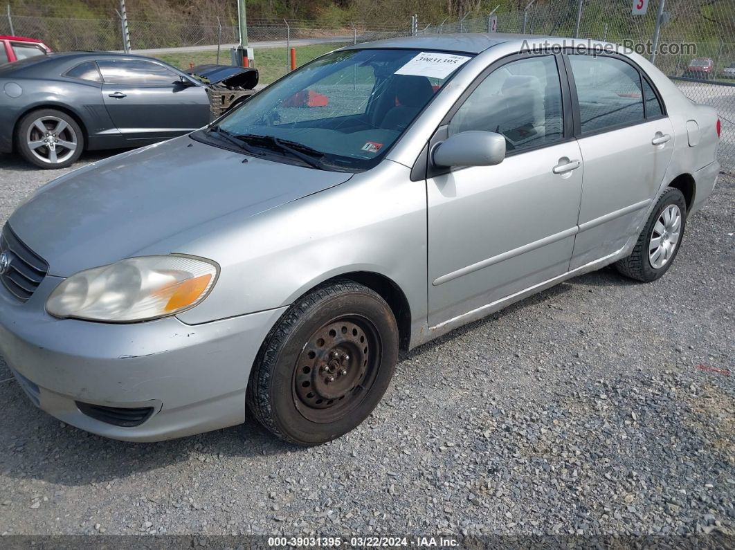 2004 Toyota Corolla Le Silver vin: 1NXBR38E64Z259344