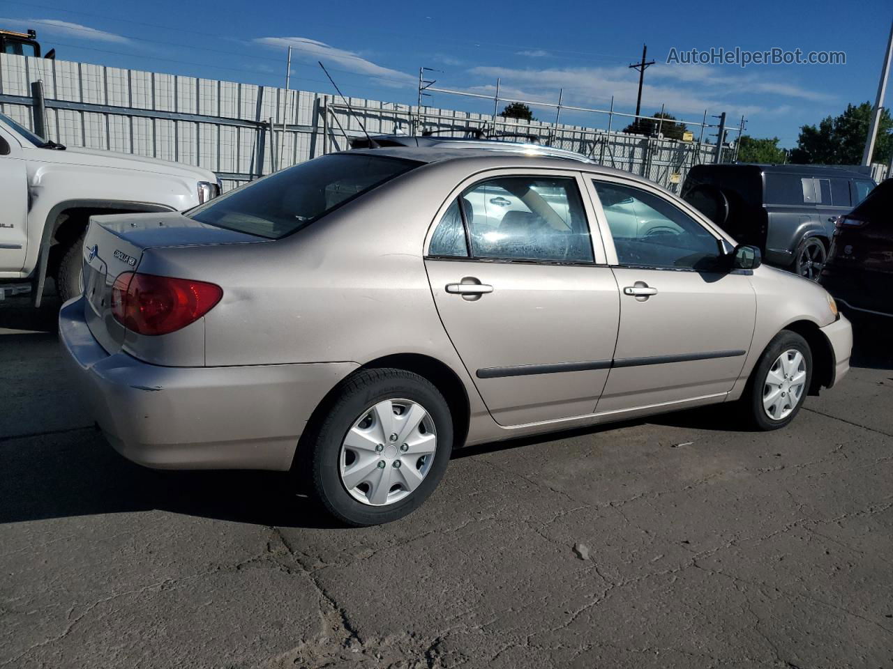 2003 Toyota Corolla Ce Silver vin: 1NXBR38E73Z111637