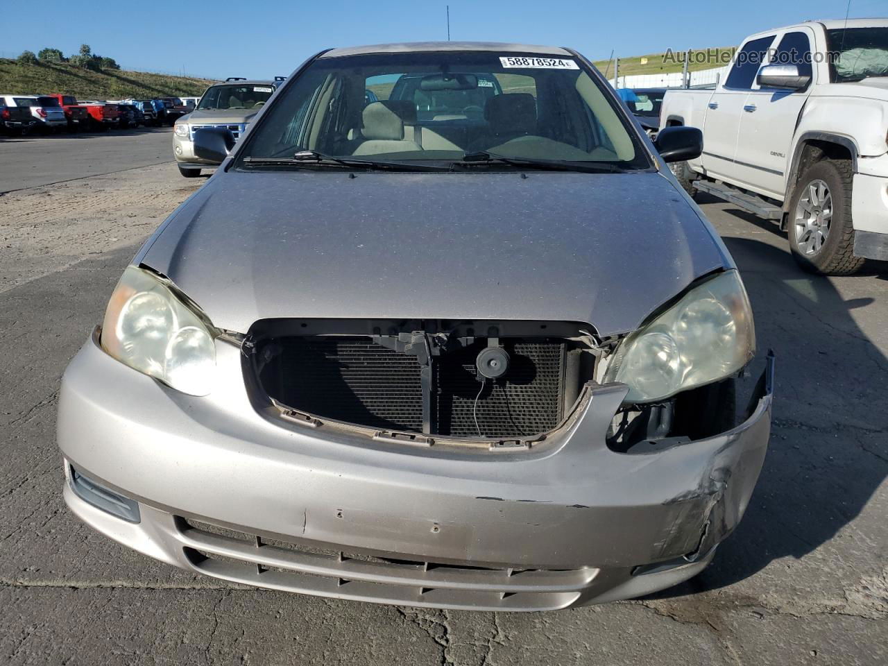 2003 Toyota Corolla Ce Silver vin: 1NXBR38E73Z111637