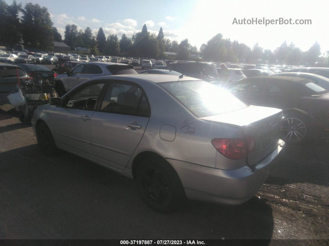 2004 Toyota Corolla Le Silver vin: 1NXBR38E74Z310625