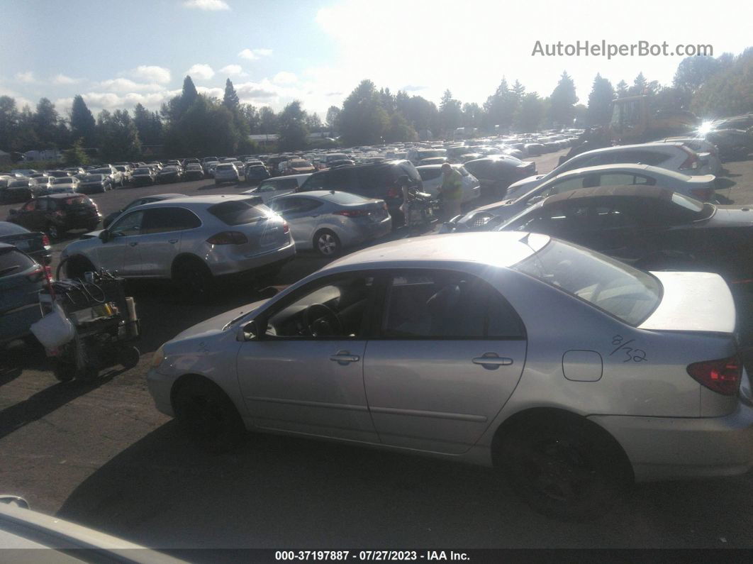 2004 Toyota Corolla Le Silver vin: 1NXBR38E74Z310625