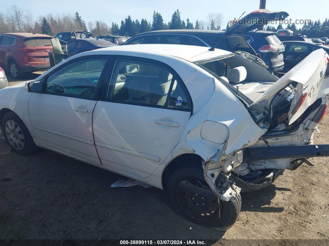 2004 Toyota Corolla Le White vin: 1NXBR38E84Z334092