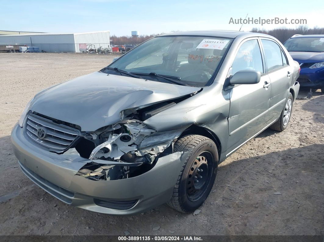 2004 Toyota Corolla Le Gray vin: 1NXBR38E94Z222742