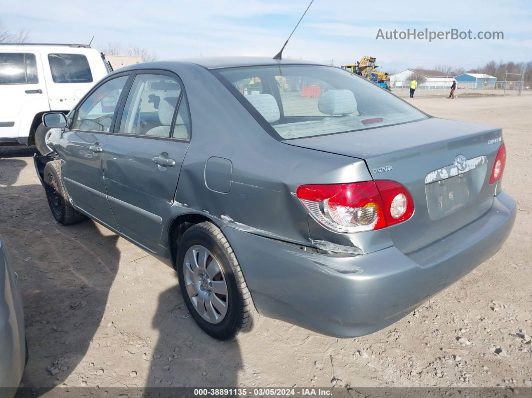 2004 Toyota Corolla Le Gray vin: 1NXBR38E94Z222742