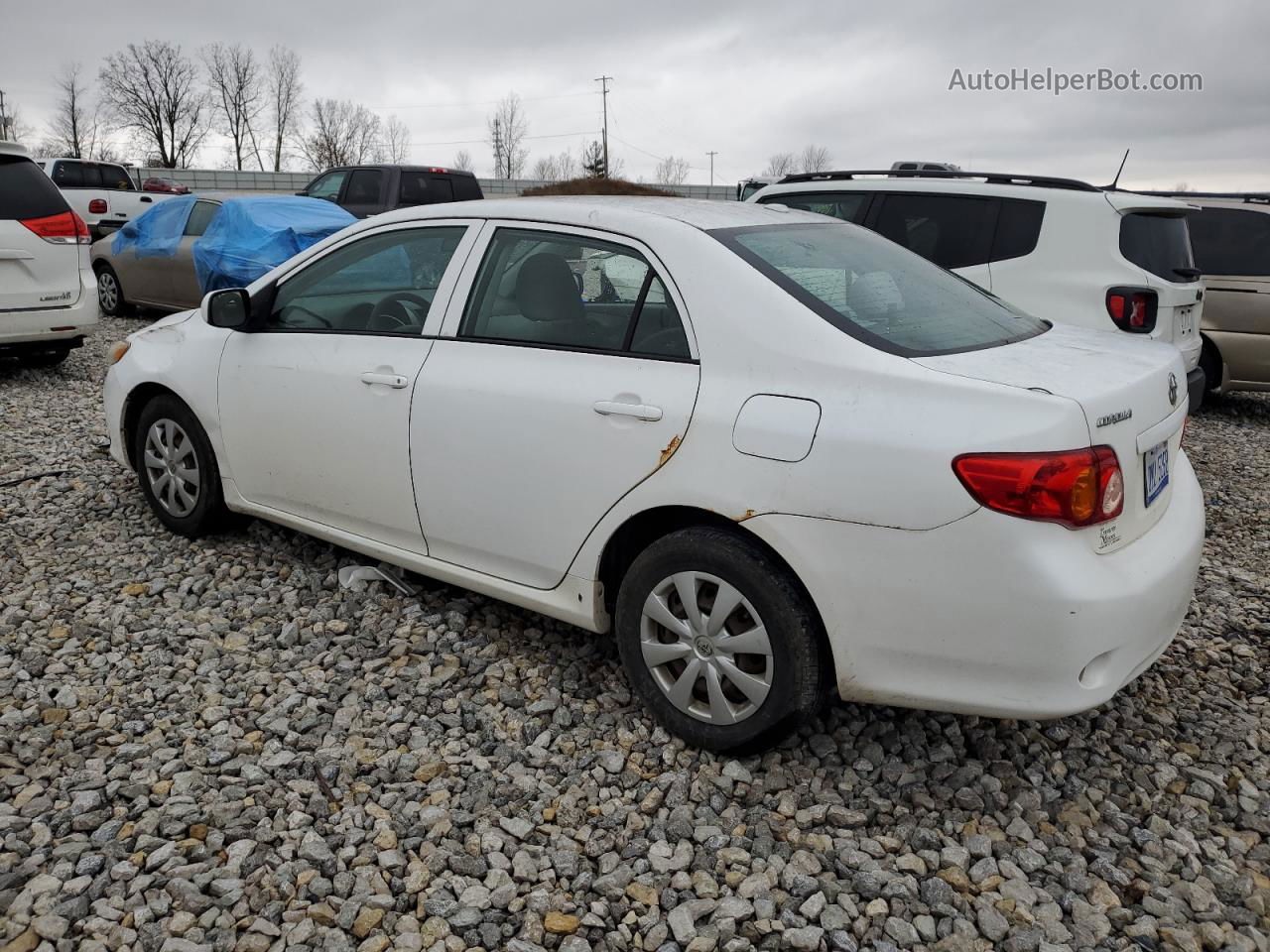 2010 Toyota Corolla Base Белый vin: 1NXBU4EE0AZ179865