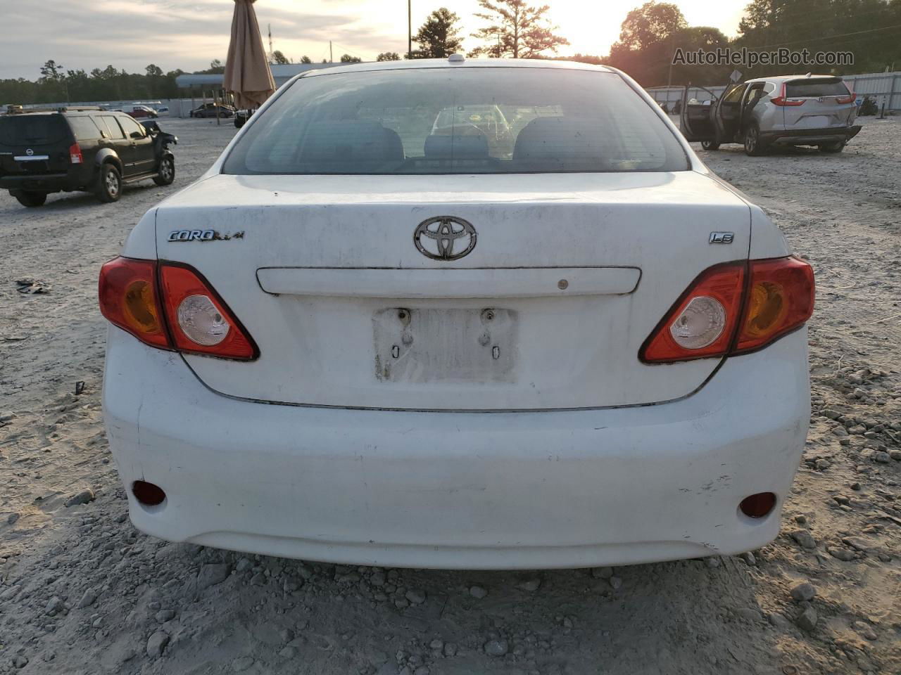 2010 Toyota Corolla Base White vin: 1NXBU4EE0AZ206000