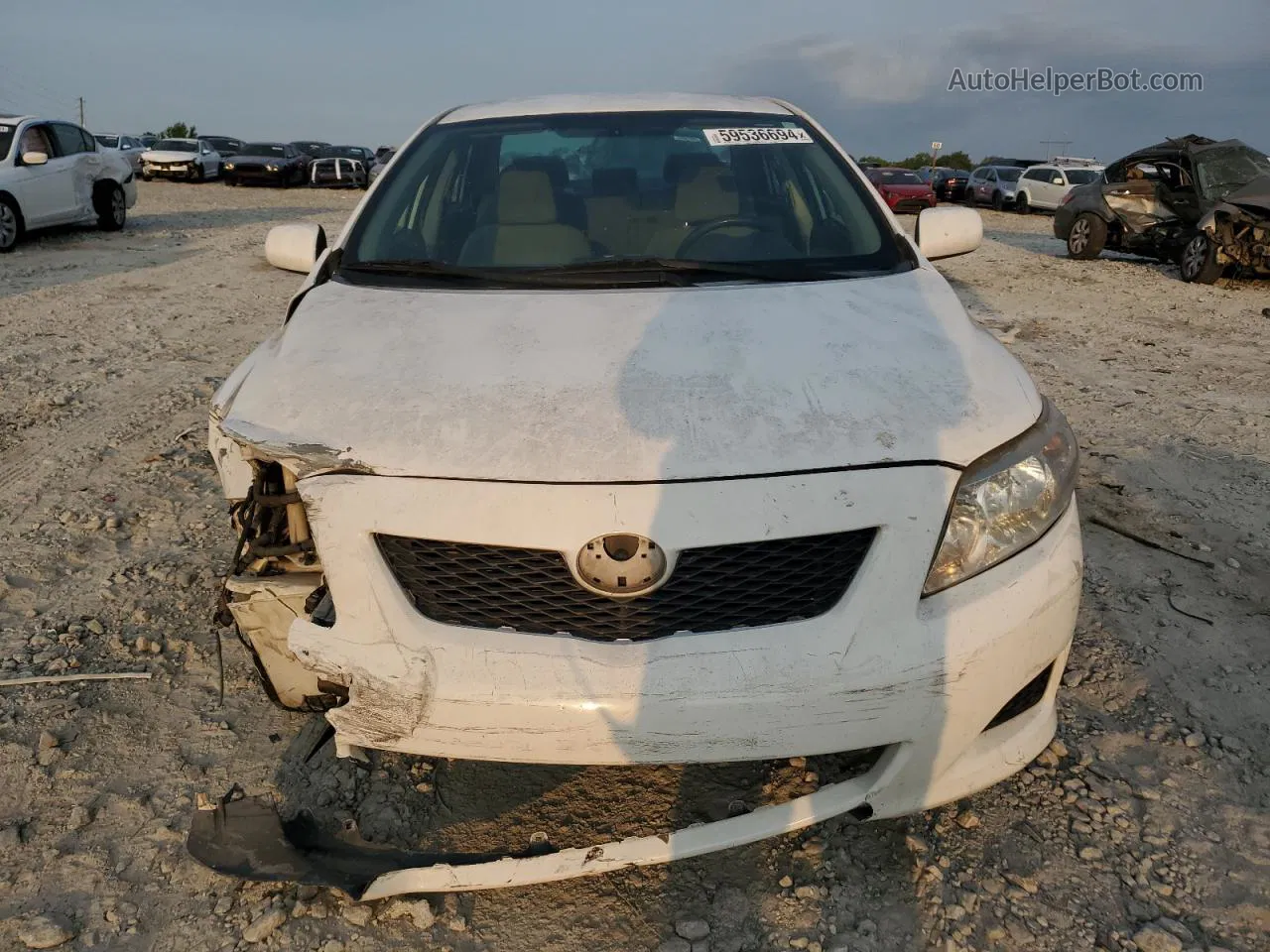 2010 Toyota Corolla Base White vin: 1NXBU4EE0AZ206000