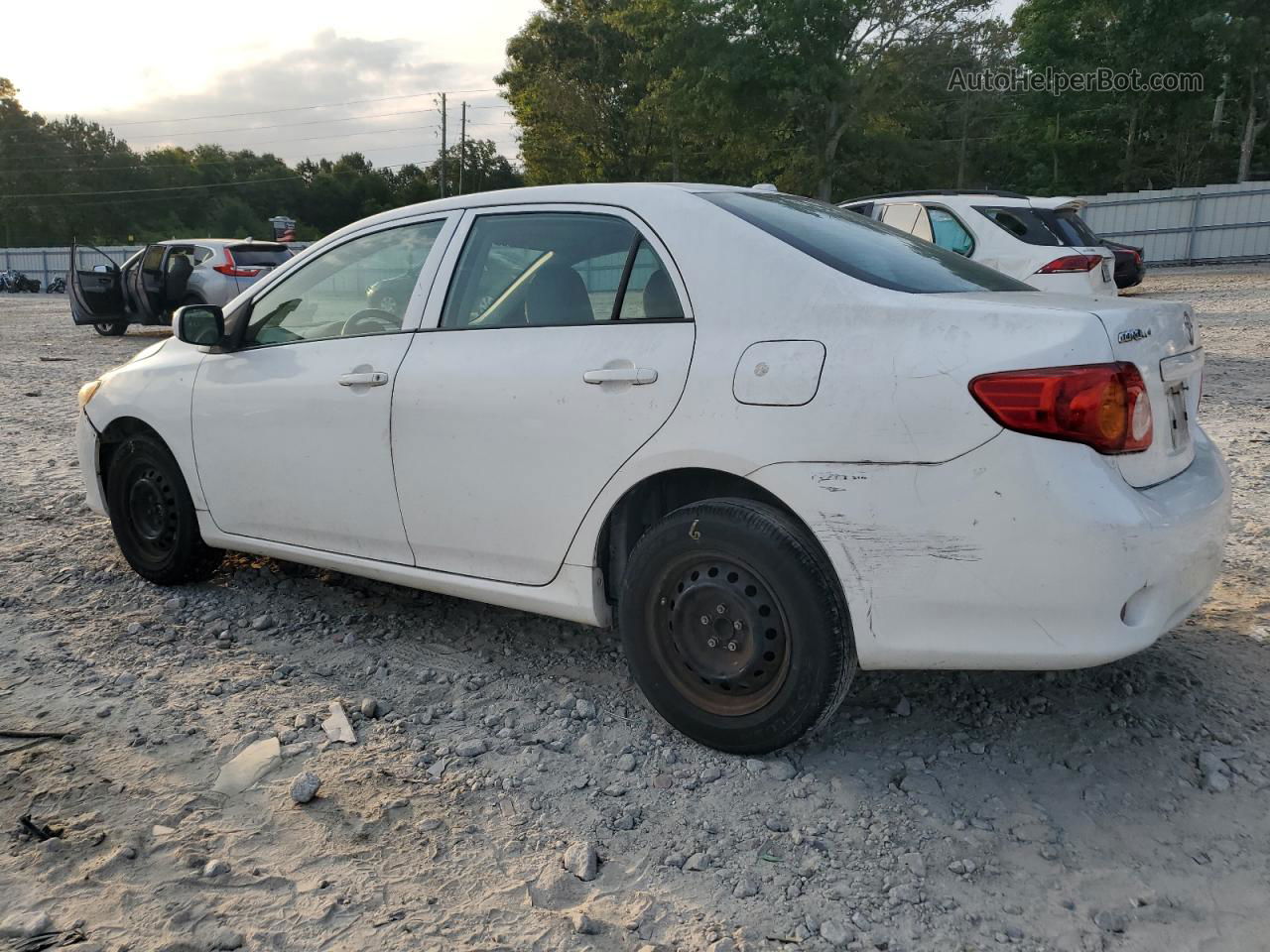 2010 Toyota Corolla Base White vin: 1NXBU4EE0AZ206000