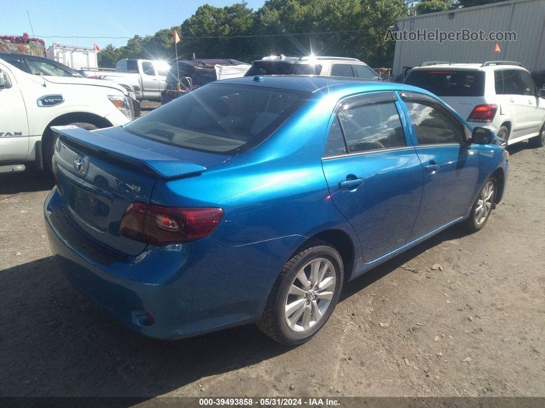 2010 Toyota Corolla Le Blue vin: 1NXBU4EE0AZ253284