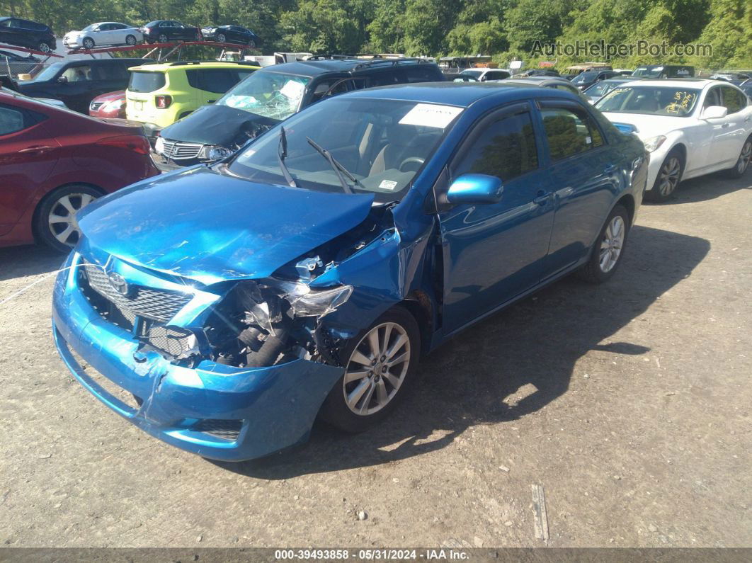 2010 Toyota Corolla Le Blue vin: 1NXBU4EE0AZ253284