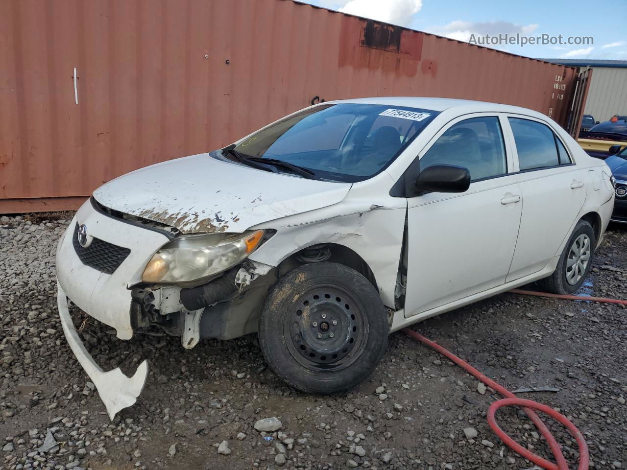 2010 Toyota Corolla Base White vin: 1NXBU4EE0AZ260686