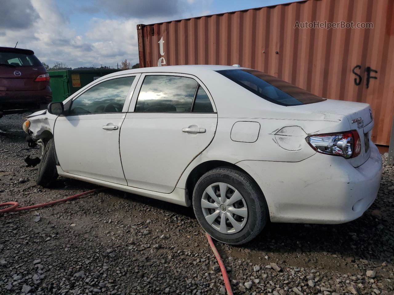 2010 Toyota Corolla Base Белый vin: 1NXBU4EE0AZ260686