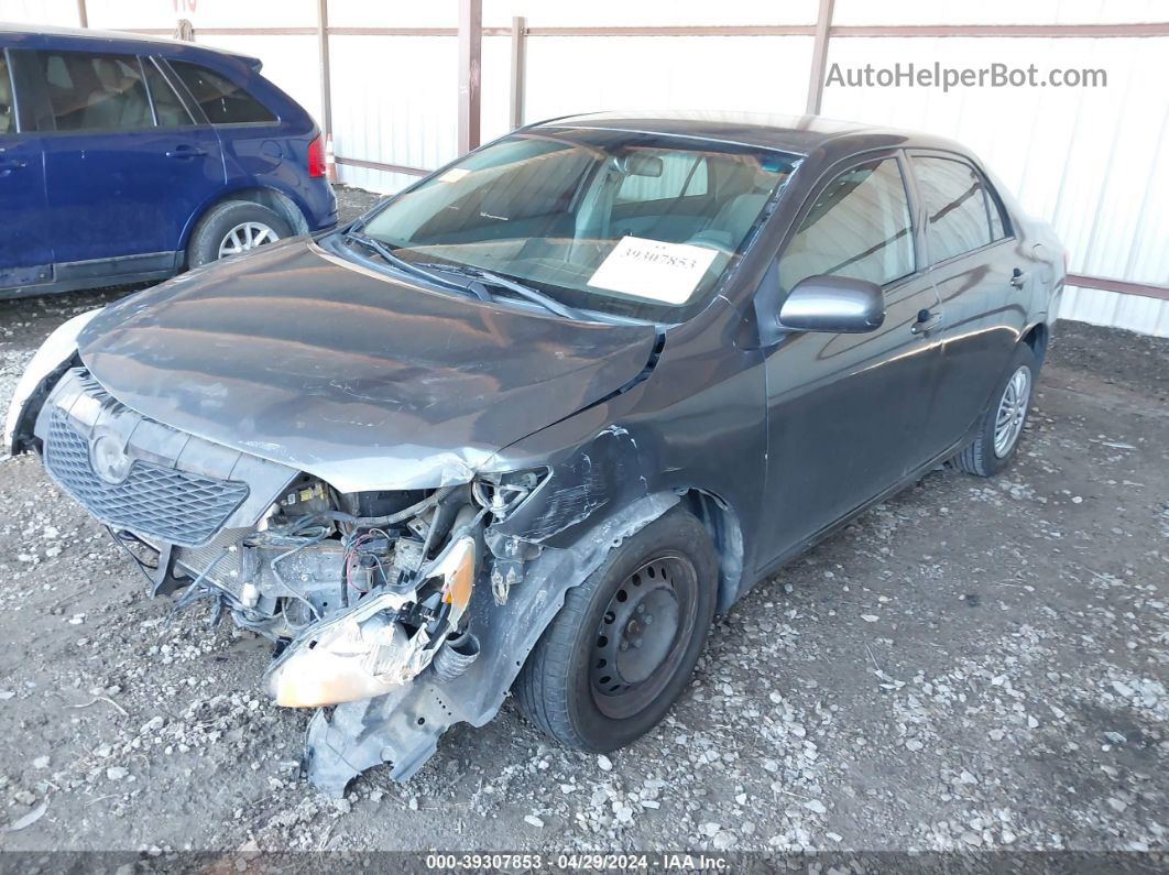 2010 Toyota Corolla Le Gray vin: 1NXBU4EE0AZ287032