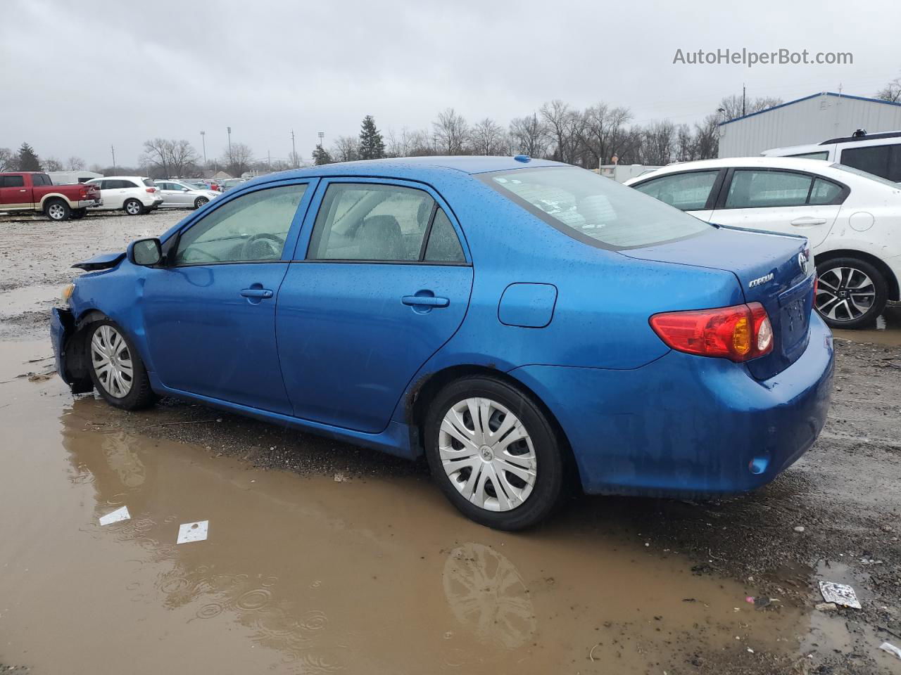 2010 Toyota Corolla Base Blue vin: 1NXBU4EE0AZ291744