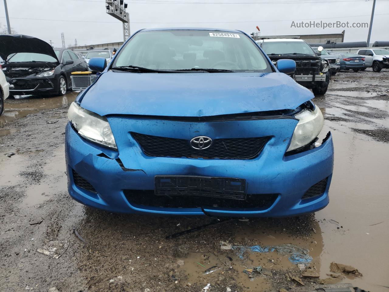 2010 Toyota Corolla Base Blue vin: 1NXBU4EE0AZ291744