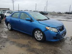 2010 Toyota Corolla Base Blue vin: 1NXBU4EE0AZ291744