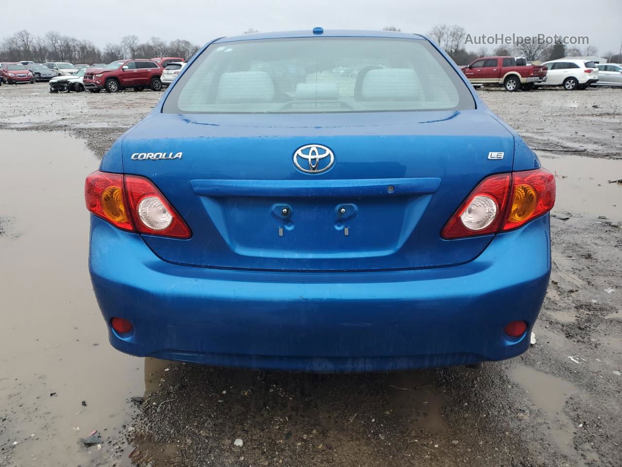 2010 Toyota Corolla Base Blue vin: 1NXBU4EE0AZ291744