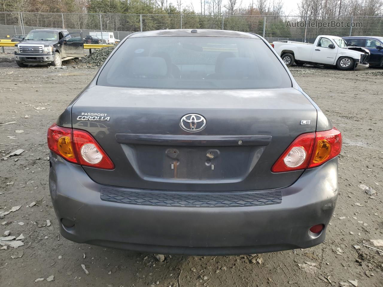 2010 Toyota Corolla Base Charcoal vin: 1NXBU4EE0AZ313158