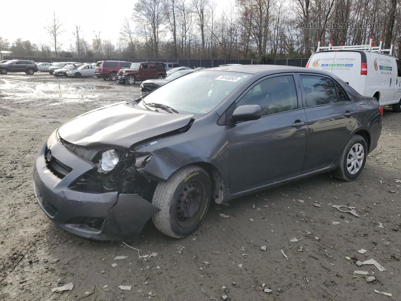 2010 Toyota Corolla Base Charcoal vin: 1NXBU4EE0AZ313158