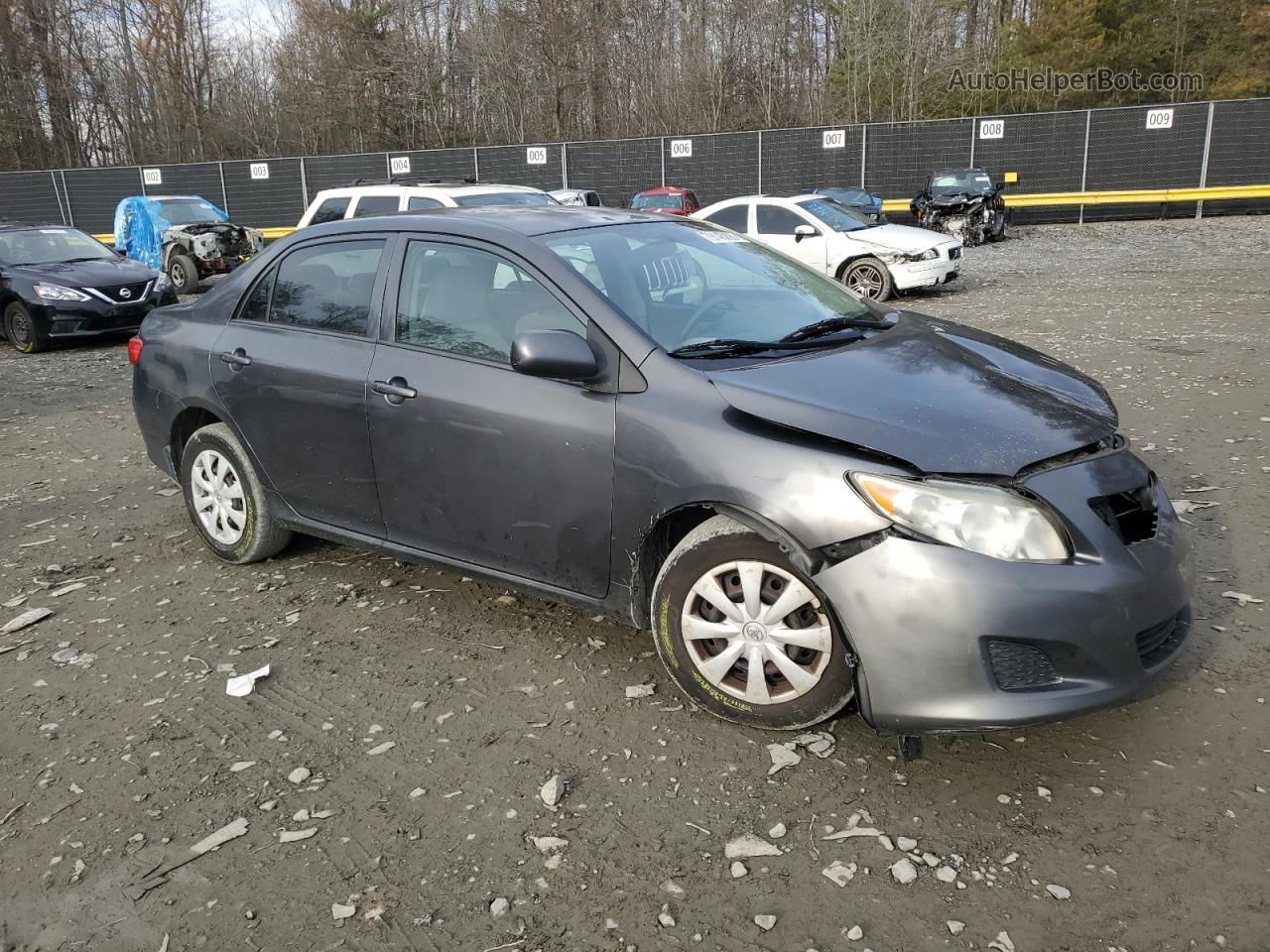 2010 Toyota Corolla Base Charcoal vin: 1NXBU4EE0AZ313158