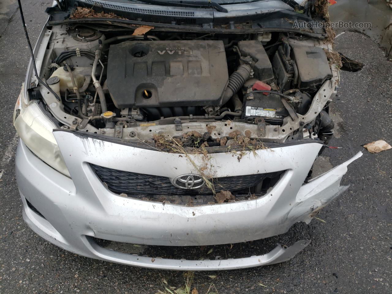 2010 Toyota Corolla Base Silver vin: 1NXBU4EE0AZ328954