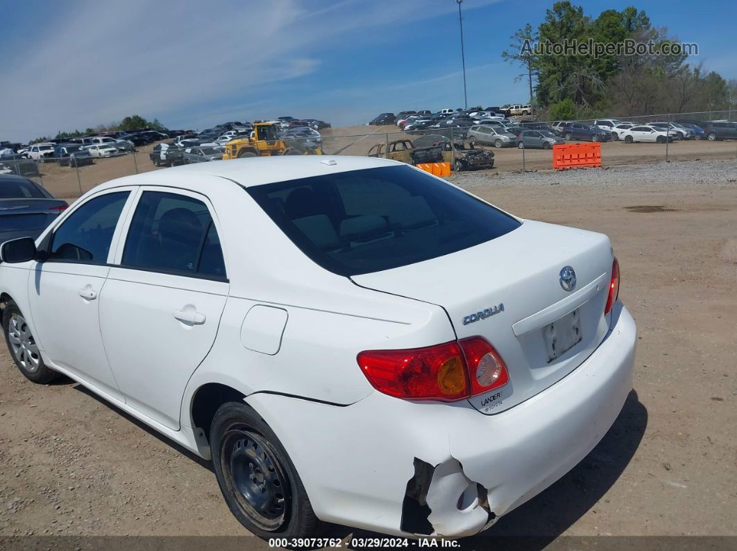 2010 Toyota Corolla Le White vin: 1NXBU4EE0AZ329229