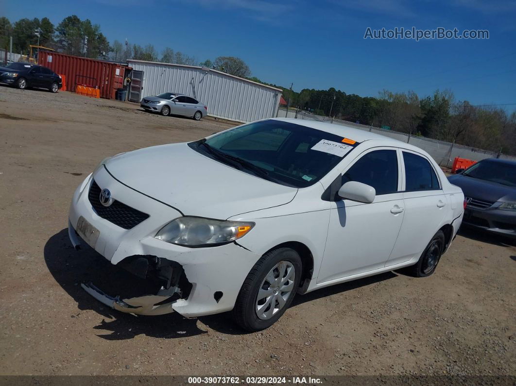 2010 Toyota Corolla Le White vin: 1NXBU4EE0AZ329229