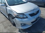 2010 Toyota Corolla S Silver vin: 1NXBU4EE0AZ368564