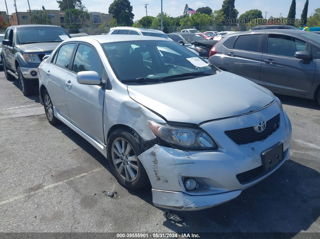 2010 Toyota Corolla S Silver vin: 1NXBU4EE0AZ368564