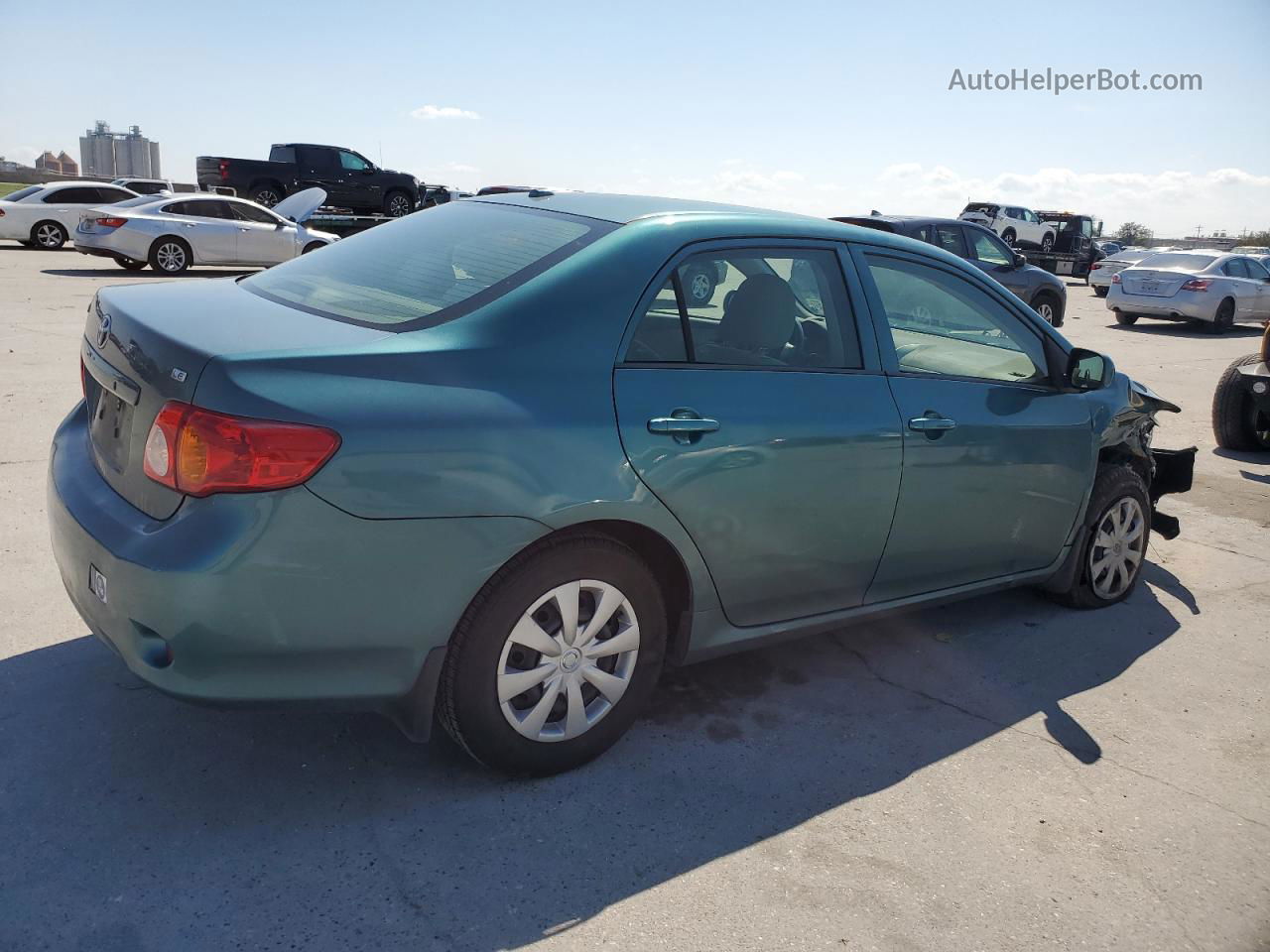 2010 Toyota Corolla Base Green vin: 1NXBU4EE1AZ175243