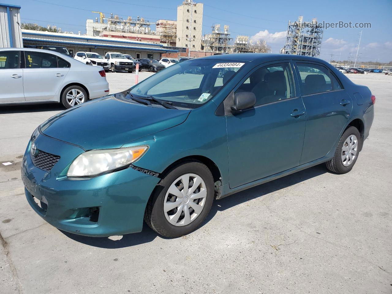 2010 Toyota Corolla Base Green vin: 1NXBU4EE1AZ175243