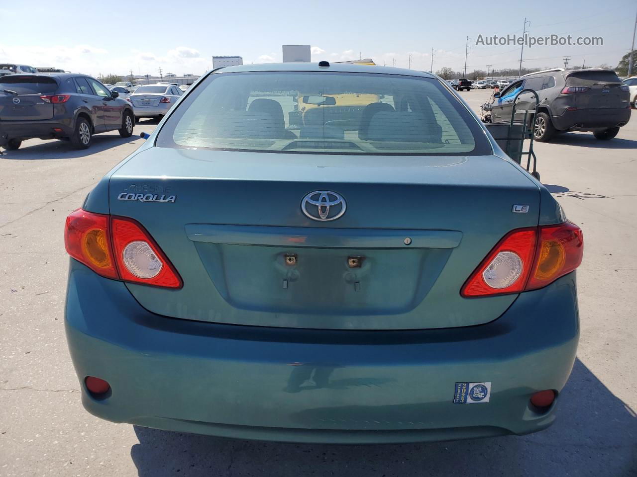 2010 Toyota Corolla Base Green vin: 1NXBU4EE1AZ175243