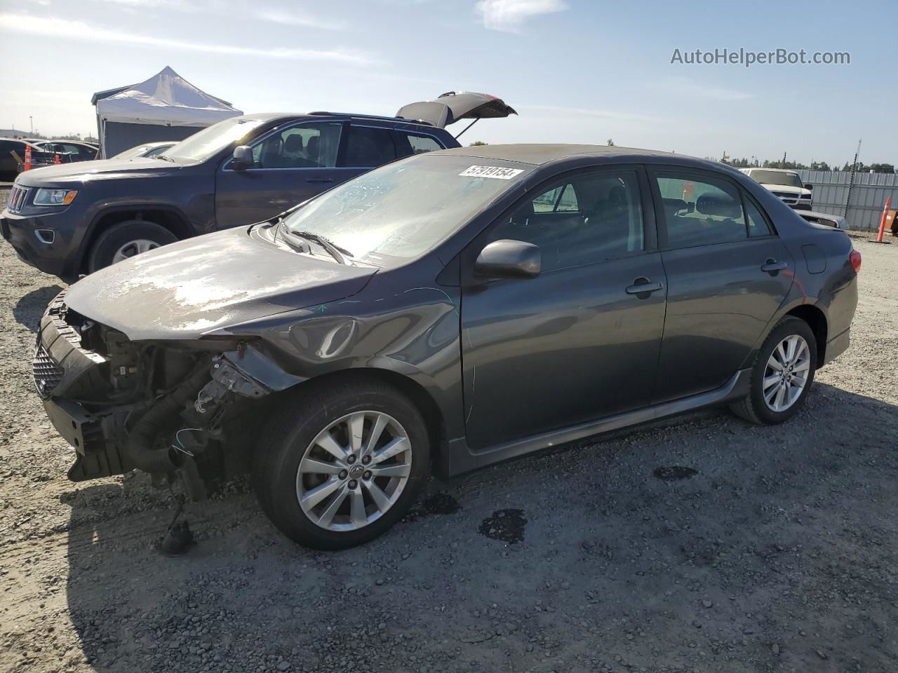 2010 Toyota Corolla Base Gray vin: 1NXBU4EE1AZ197355