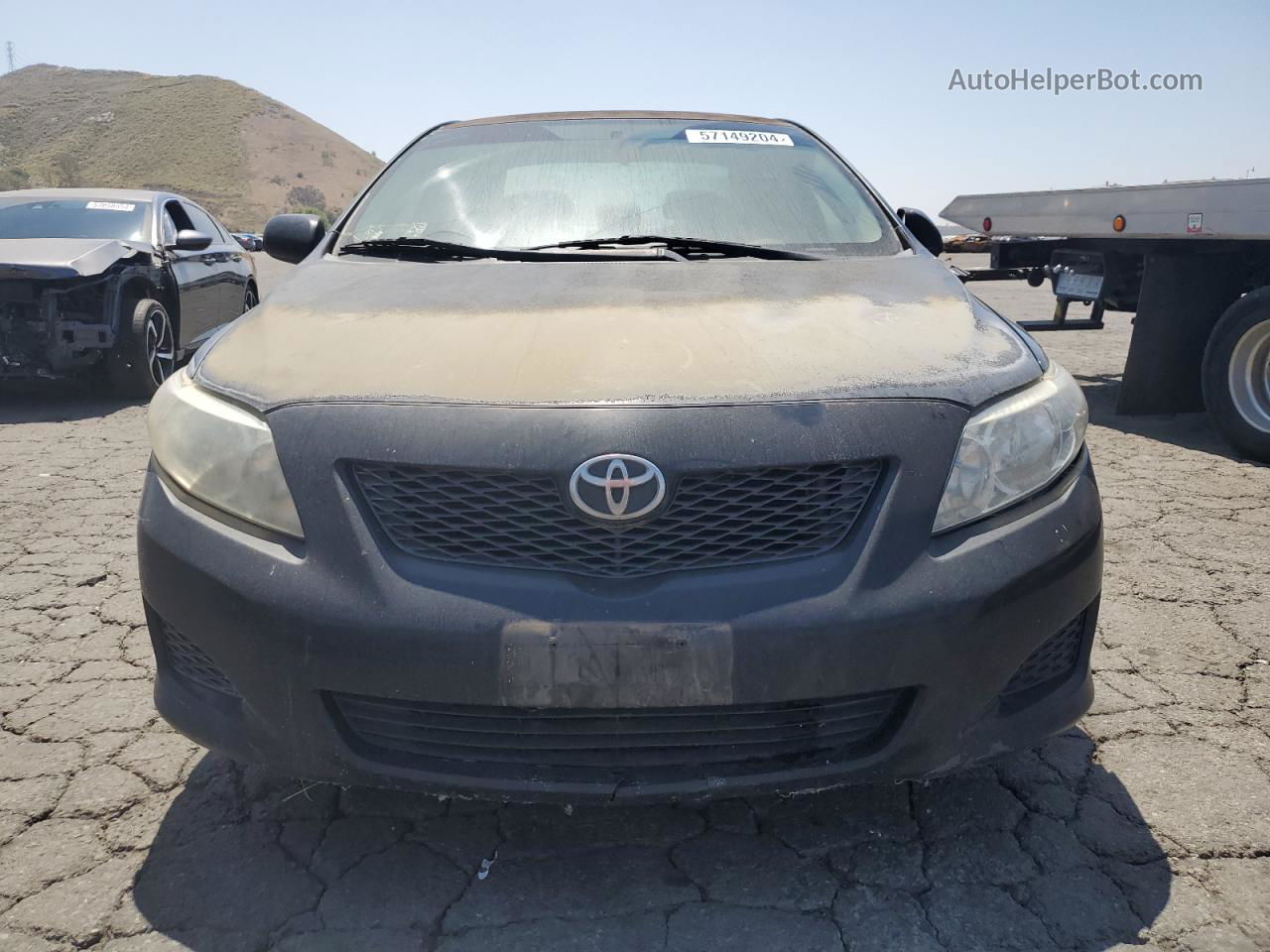 2010 Toyota Corolla Base Черный vin: 1NXBU4EE1AZ197744