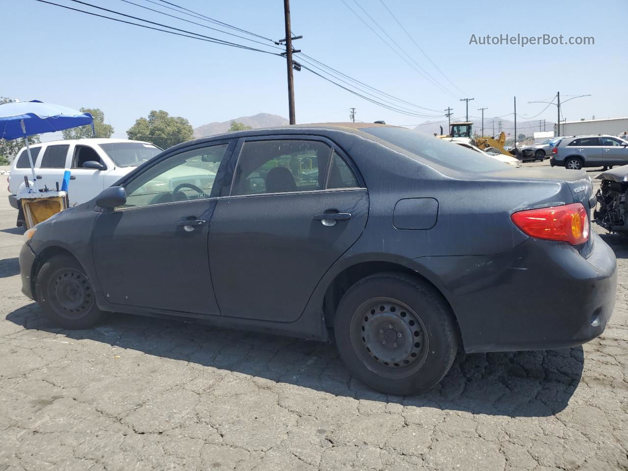 2010 Toyota Corolla Base Black vin: 1NXBU4EE1AZ197744