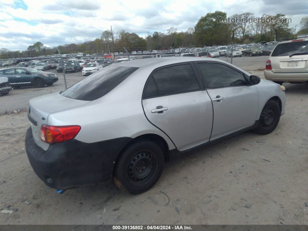 2010 Toyota Corolla Le Silver vin: 1NXBU4EE1AZ204658