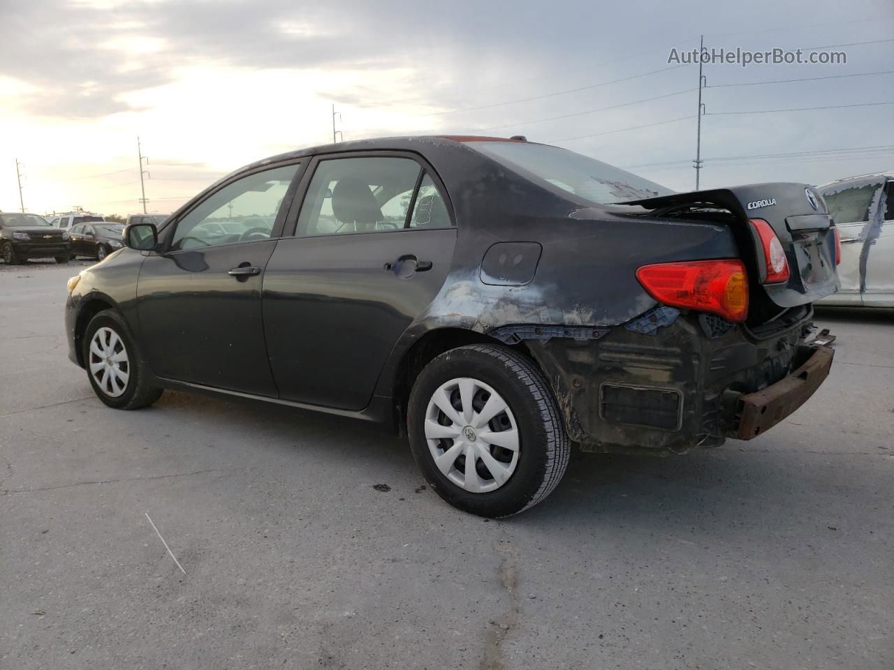 2010 Toyota Corolla Base Black vin: 1NXBU4EE1AZ254251