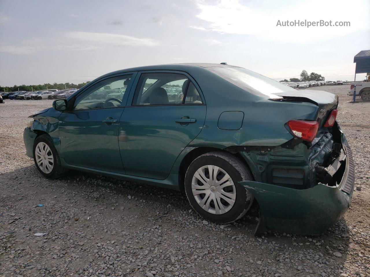 2010 Toyota Corolla Base Green vin: 1NXBU4EE1AZ285807