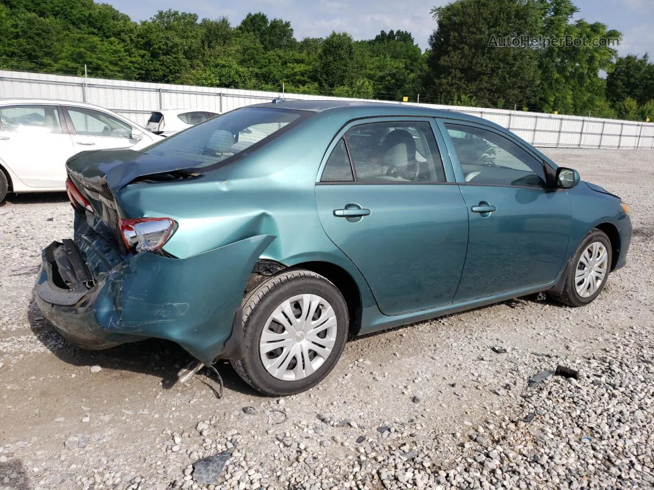 2010 Toyota Corolla Base Green vin: 1NXBU4EE1AZ285807