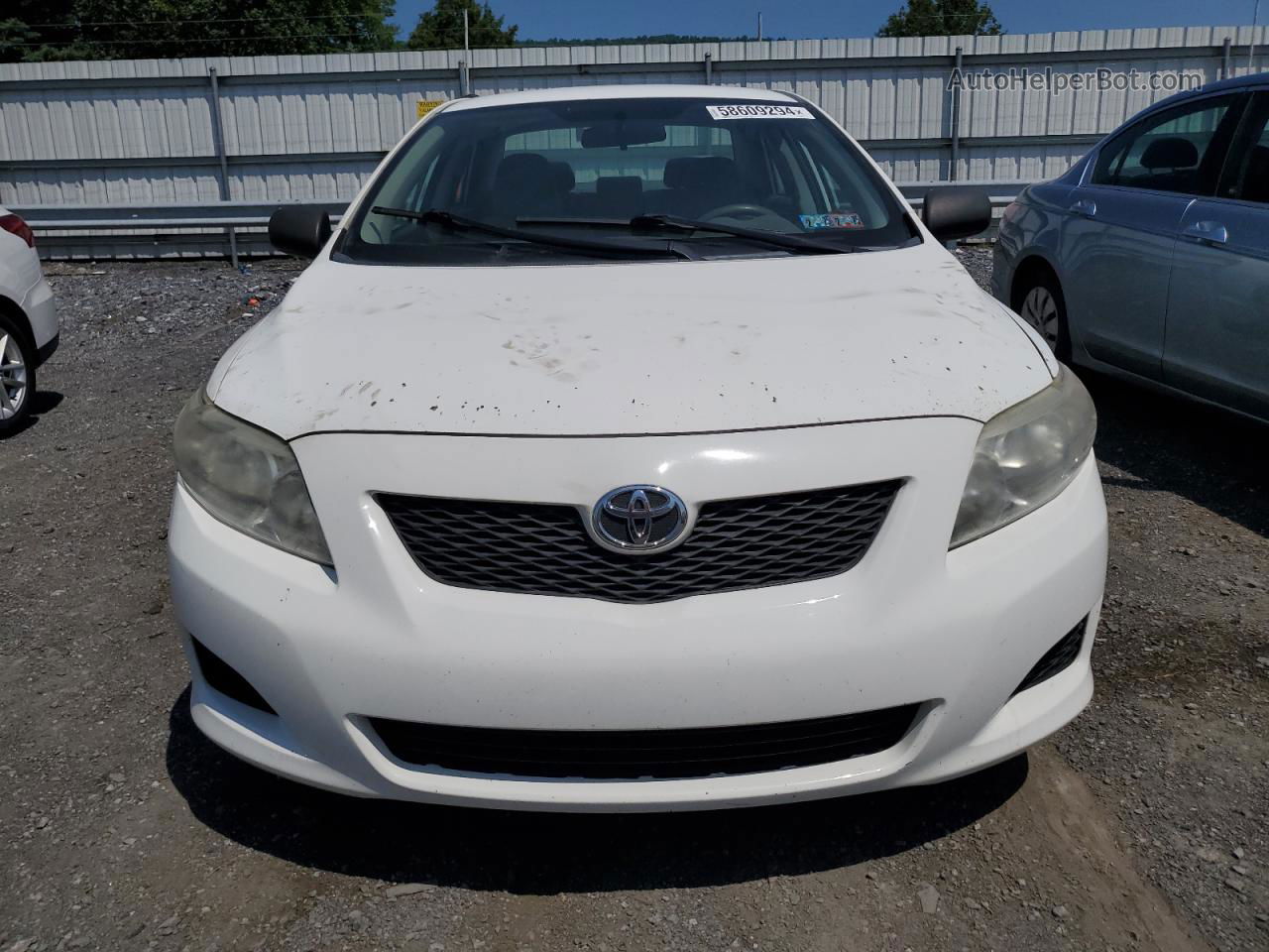 2010 Toyota Corolla Base White vin: 1NXBU4EE1AZ300855