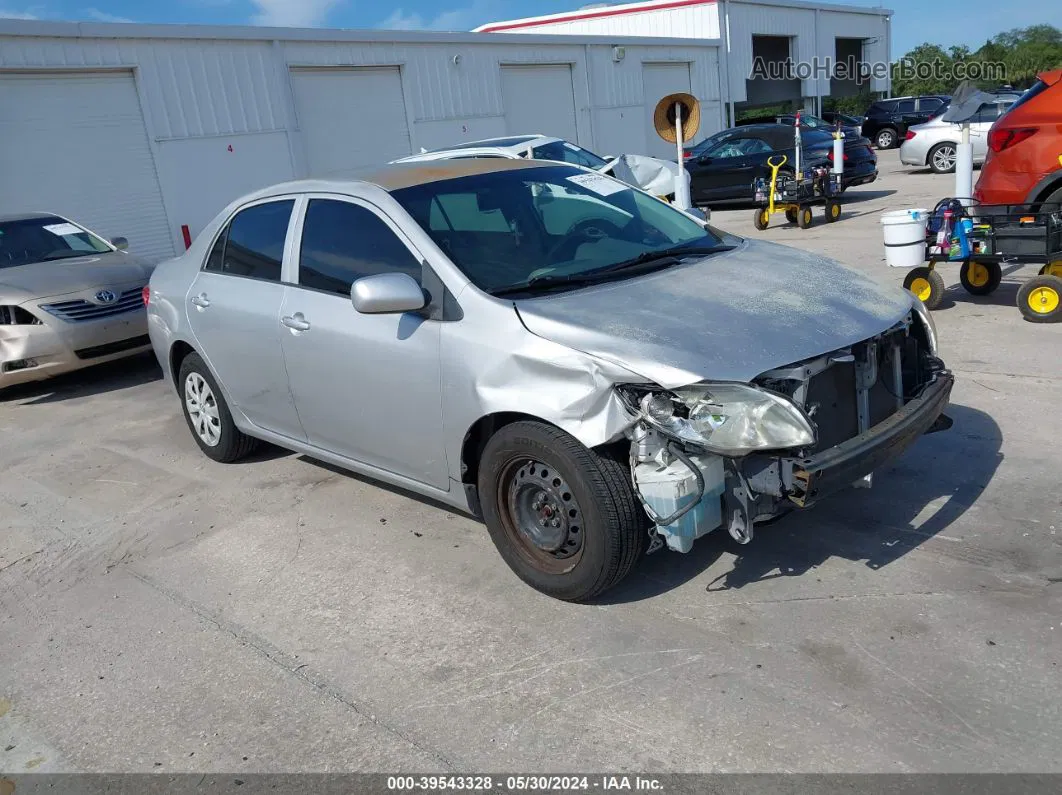 2010 Toyota Corolla Le Silver vin: 1NXBU4EE1AZ316764