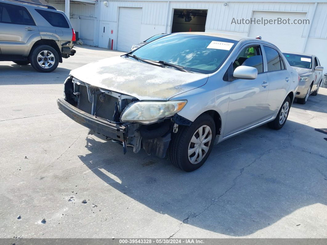 2010 Toyota Corolla Le Silver vin: 1NXBU4EE1AZ316764