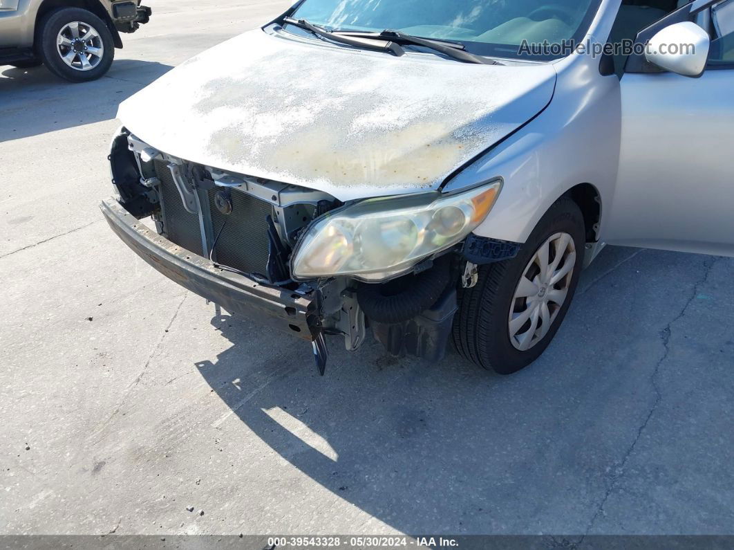 2010 Toyota Corolla Le Silver vin: 1NXBU4EE1AZ316764