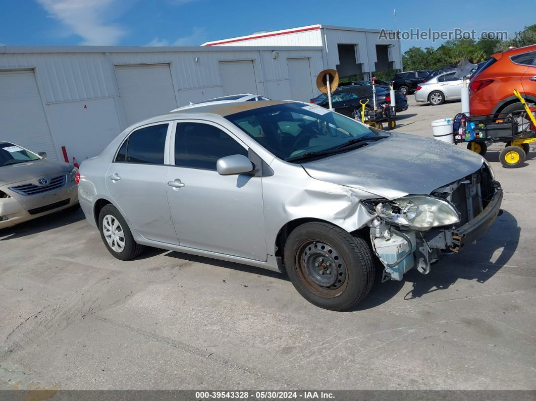 2010 Toyota Corolla Le Silver vin: 1NXBU4EE1AZ316764