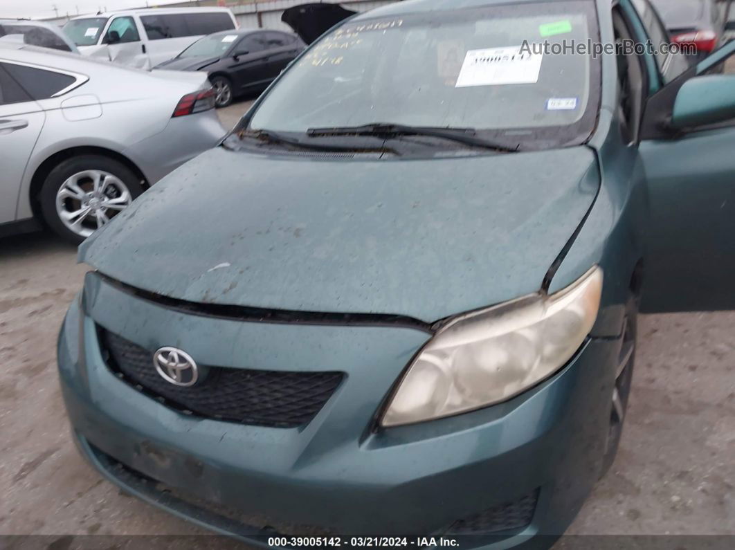 2010 Toyota Corolla Le Green vin: 1NXBU4EE1AZ324198