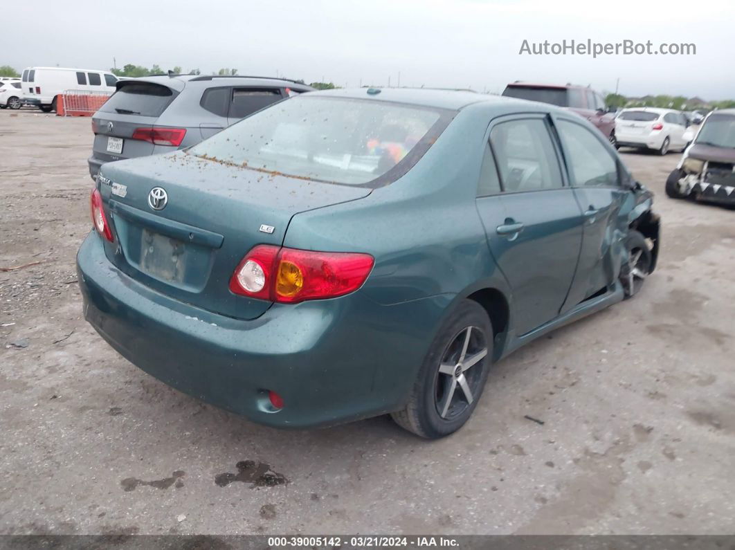 2010 Toyota Corolla Le Green vin: 1NXBU4EE1AZ324198