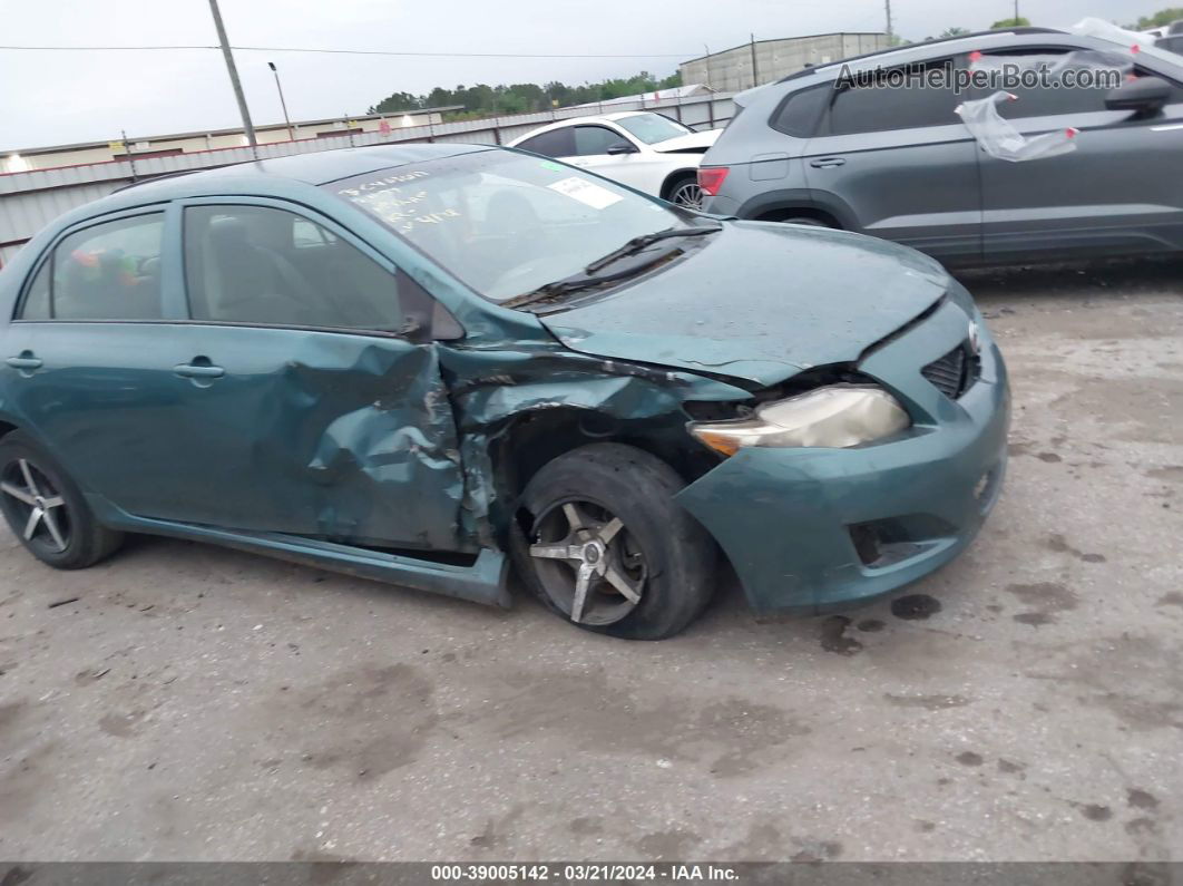 2010 Toyota Corolla Le Green vin: 1NXBU4EE1AZ324198