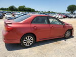 2010 Toyota Corolla Base Red vin: 1NXBU4EE1AZ356763