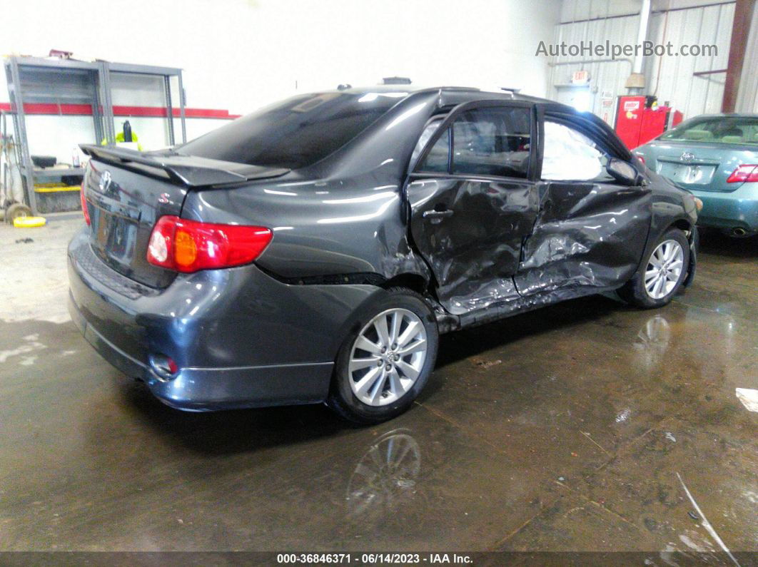 2010 Toyota Corolla   Gray vin: 1NXBU4EE1AZ370517