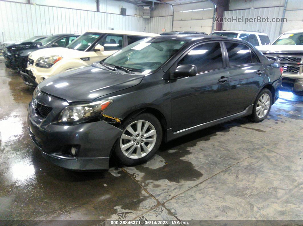 2010 Toyota Corolla   Gray vin: 1NXBU4EE1AZ370517